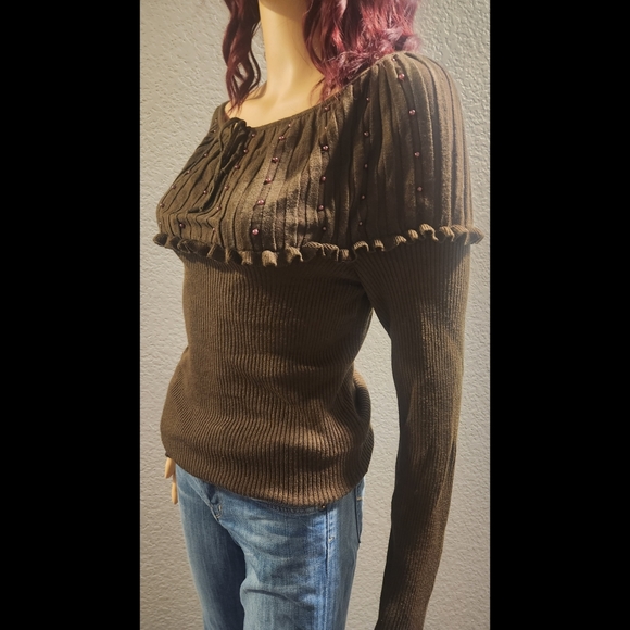 Beautiful VTG Gucci Ribbed Sweater - Picture 5 of 16